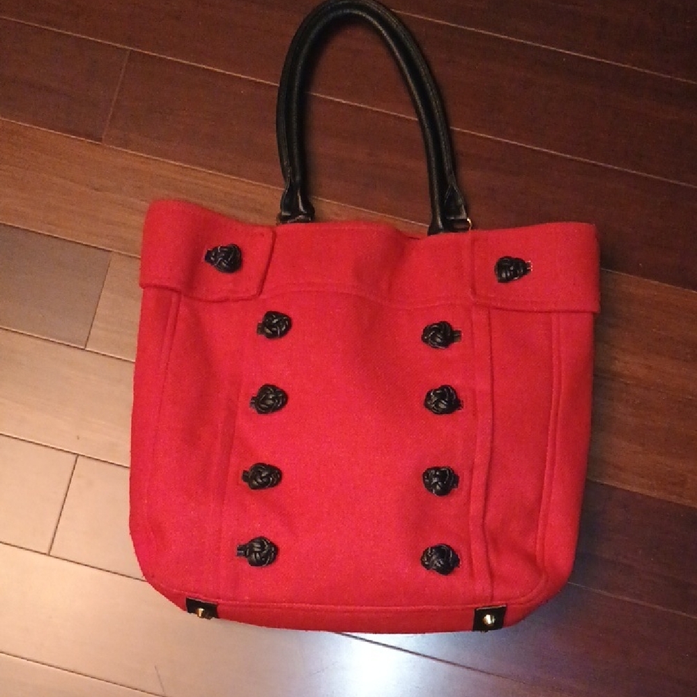 Elegant Red "Santa" Tote Bag